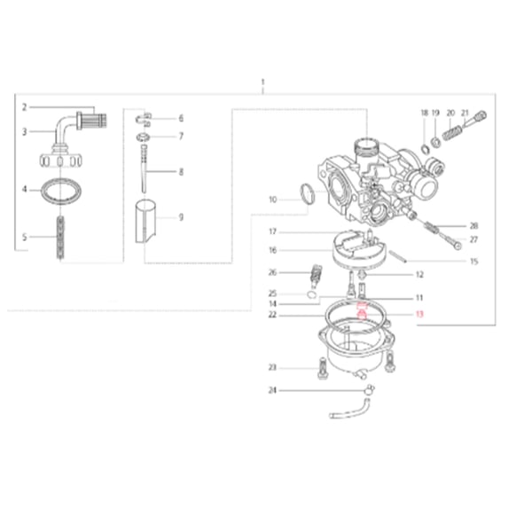 Hauptdüse LML 90, C-2771420/90 für LML Star 125-150 4T/Star Deluxe 125-150 4S/Speedy