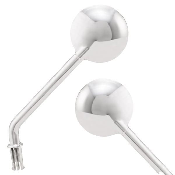 Spiegel Set Kinderroller chrom für Kinderroller Vespa PX elektrisch 12V