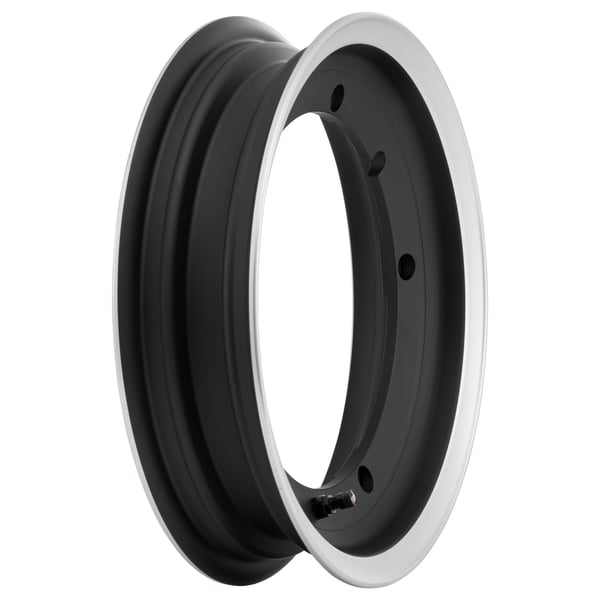 Felge SIP Tubeless 2.50x11 für 110/70-11 Breitreifen für Vespa 50-125/PV/ET3/PK/S/XL/XL2/125 GT-TS/150 GL/GS VS5T/Sprint/V/T4/Rally/PX/PE/Lusso/T5/Cosa/LML Star/DLX/Deluxe 2T/4T vorne oder hinten