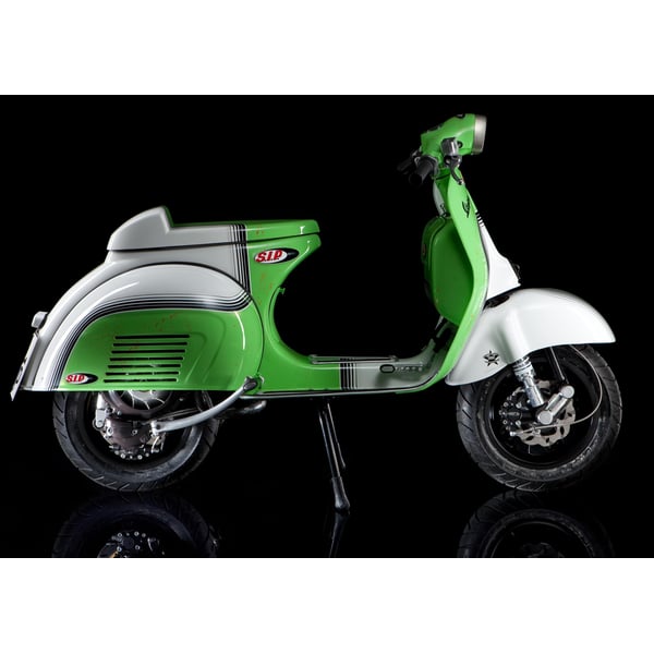 Umrüstkit Bremstrommel hinten SERIE PRO modifiziert für GTS 12' Felge hinten für Vespa PX80-200/PE/Lusso/'98/MY/'11
