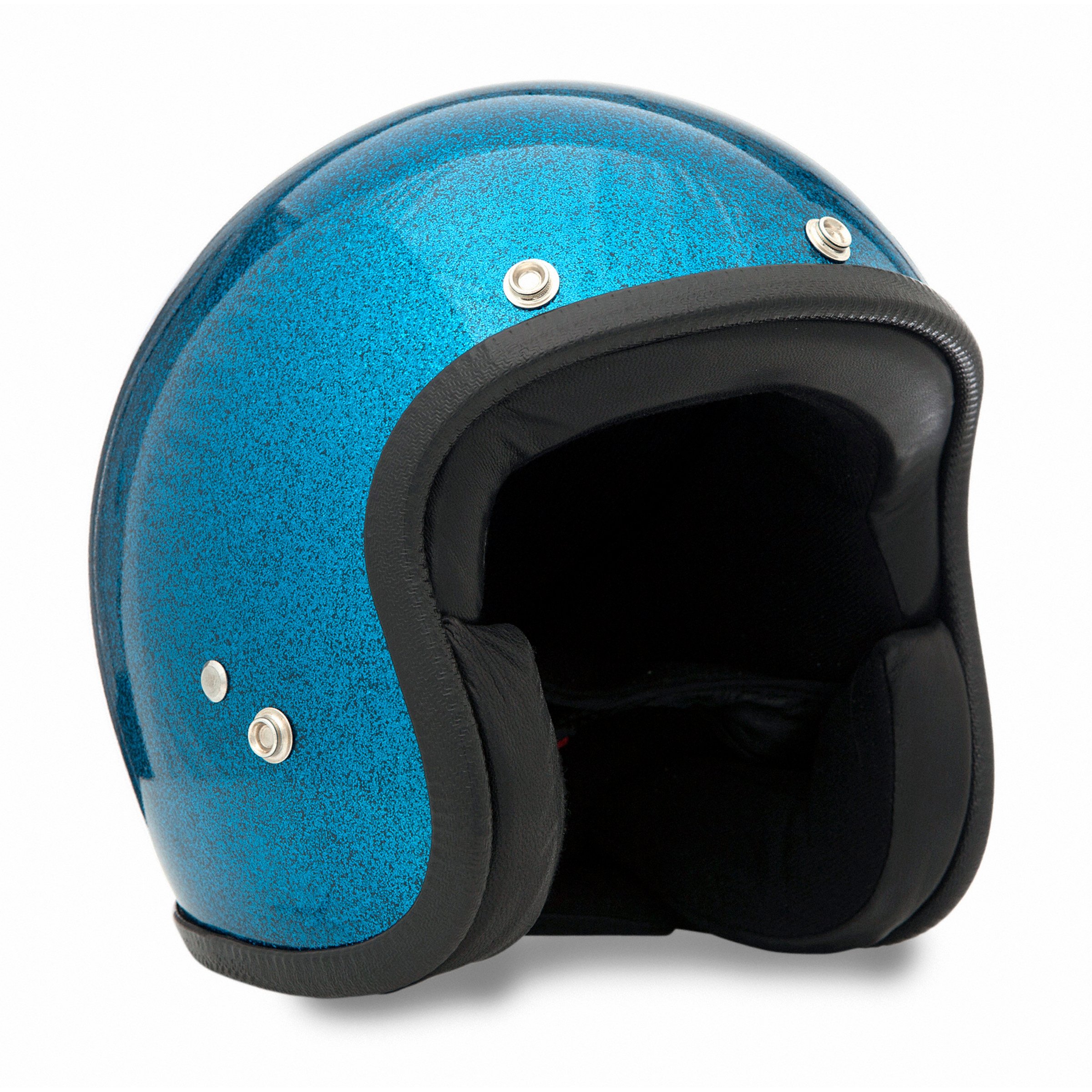 Helm 70'S METAL FLAKES, blau, Gr. XL, 61-62 Jethelm