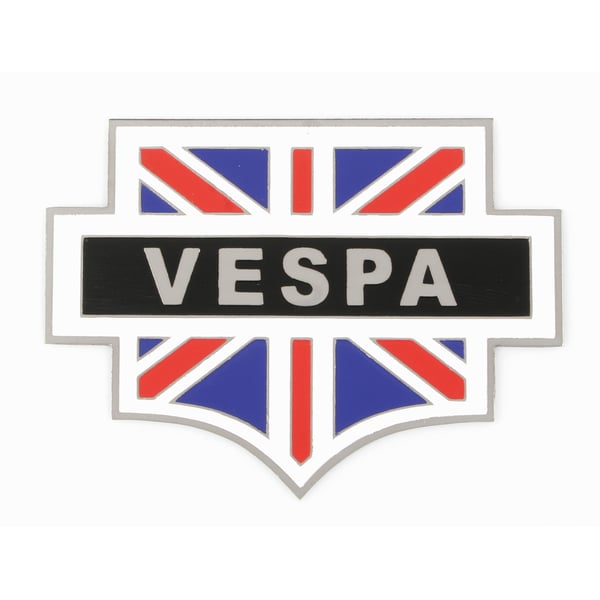 Plakette Vespa 'Union Jack' 