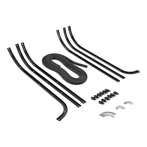 Trittleistensatz CIF Black Edition 610233M für Vespa 125/GT/GTR/TS/150 Sprint/V/180 SS/Rally