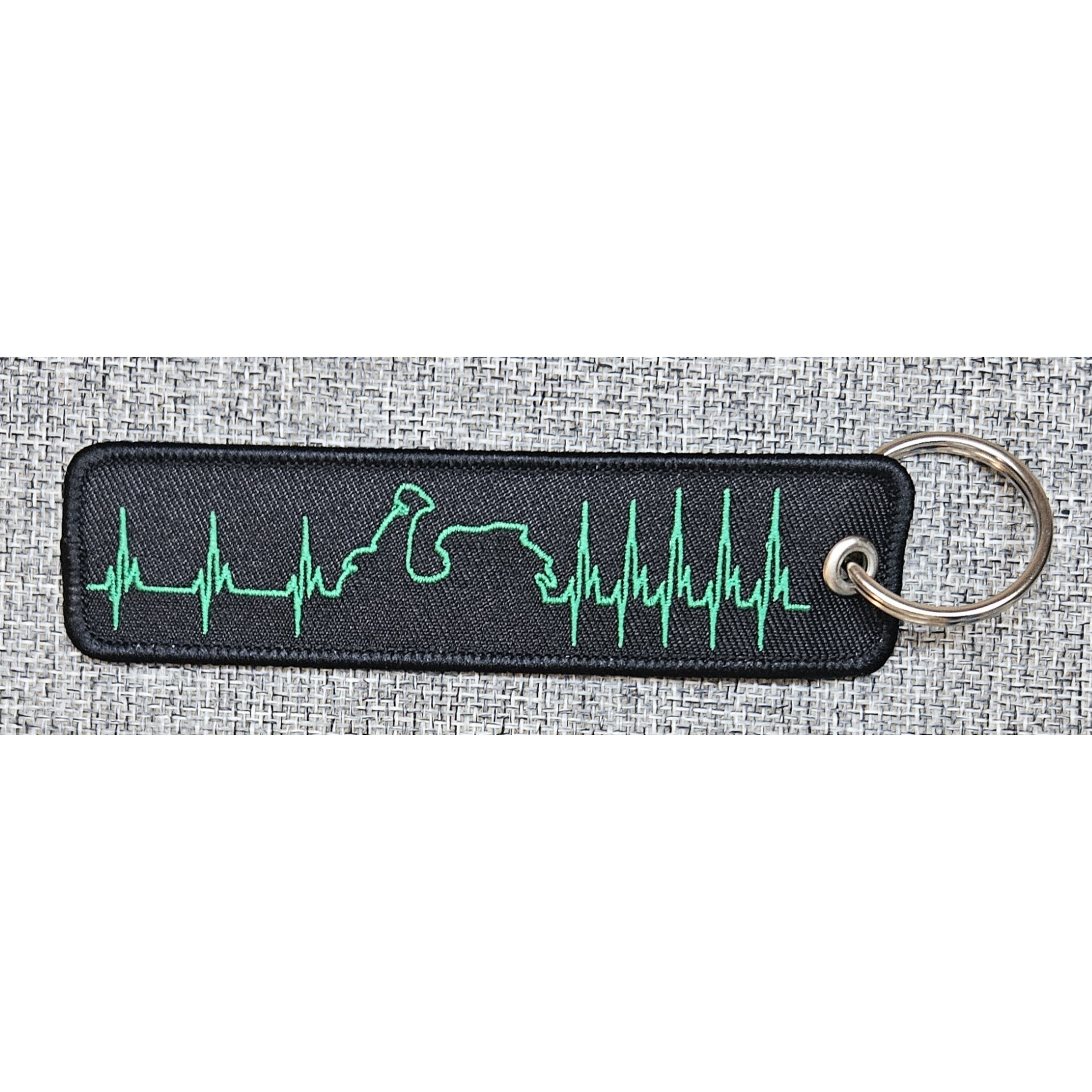 Schlüsselanhänger mit Motiv Vespa GTS 'Heartbeat' Motorroller 