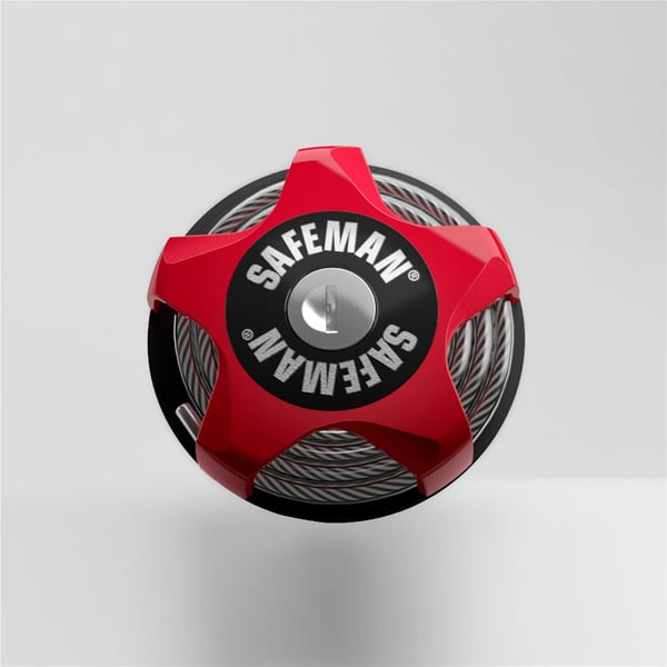 Sicherheitsschloss SAFEMAN rot 