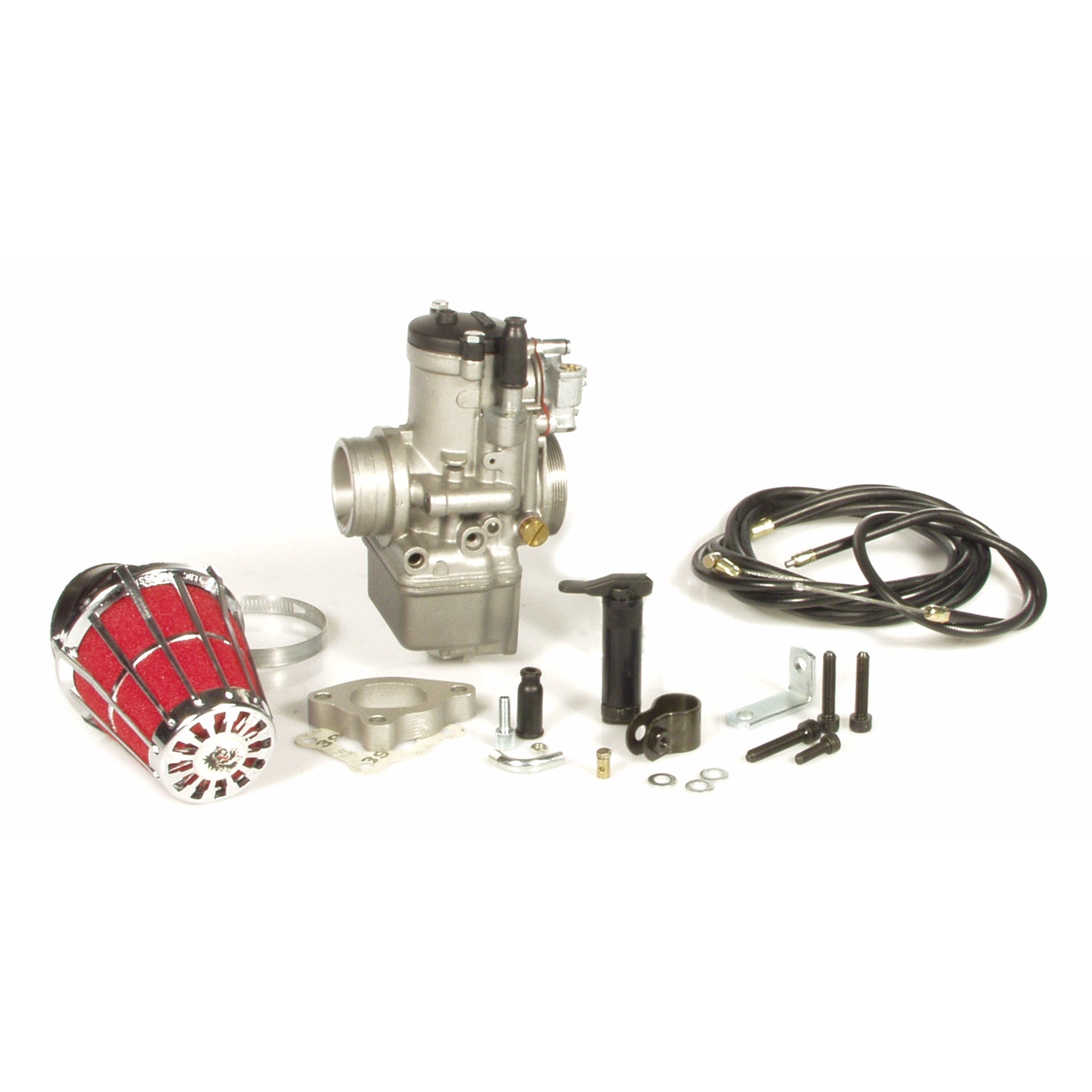 Vergaserkit MALOSSI MHR PHF 34 BD Rundschieber 1612265 für Vespa GT/GT L/GTS/GTV für PIAGGIO Leader 125-200ccm 4T LC für Vespa GT/GT L/GTS/GTV für PIAGGIO Leader 125-200ccm 4T LC