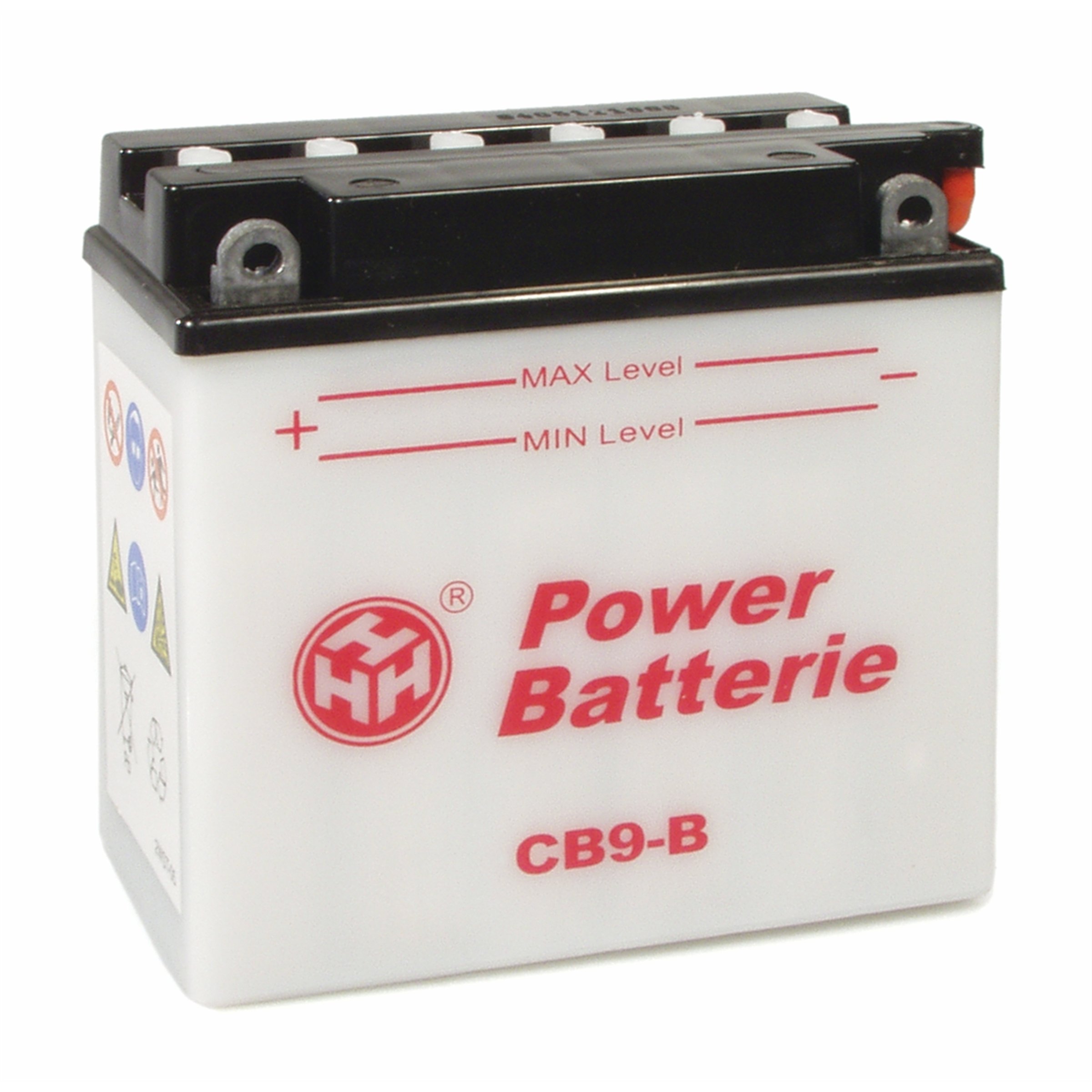 Batterie YUASA 12V/9Ah, YB9-B für Vespa PX80-200 E Lusso-T5/Cosa Elestart/PX125-200 E '98/MY/'11 für PIAGGIO 50-200ccm 2T/4T AC/LC für Vespa PX80-200 E Lusso-T5/Cosa Elestart/PX125-200 E '98/MY/'11 für PIAGGIO 50-200ccm 2T/4T AC/LC