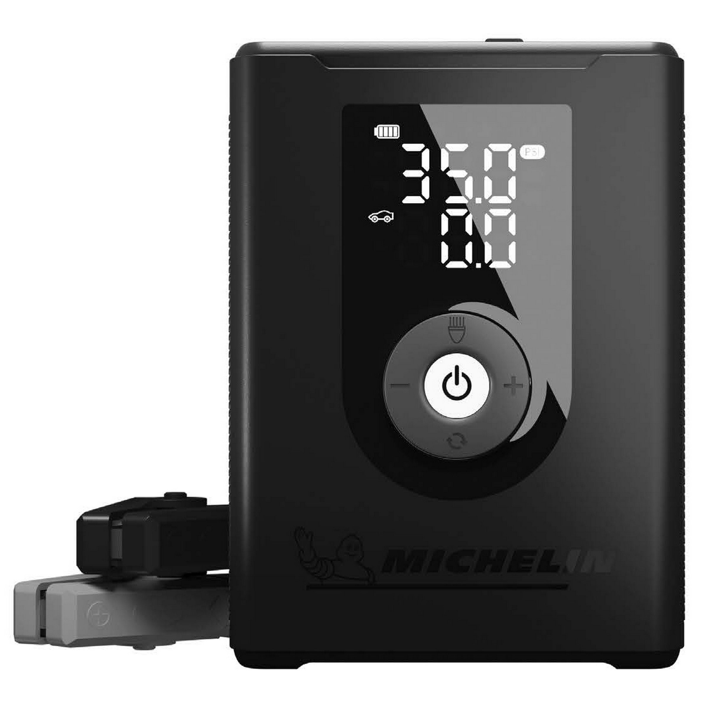 Akku Kompressor inkl. Powerbank + Starthilfegerät MICHELIN zum Aufpumpen von allen Reifen 