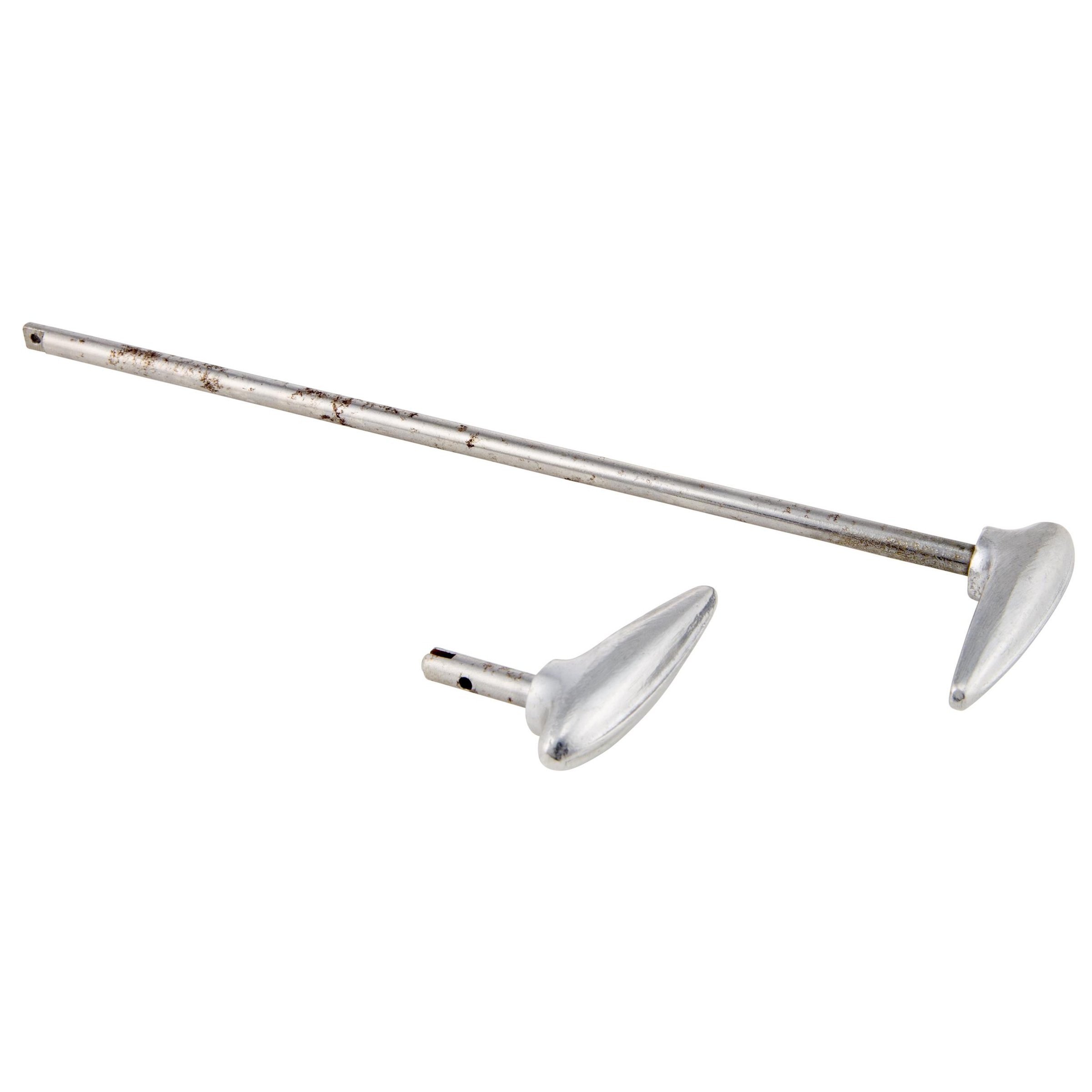 Hebel Set Set Benzinhahnhebel und Chokehebel, 19071010 - 15015020 für Lambretta 125 LI 1°-2°/150 LI 1°-2°/175 TV 2° für Lambretta 125 LI 1°-2°/150 LI 1°-2°/175 TV 2°