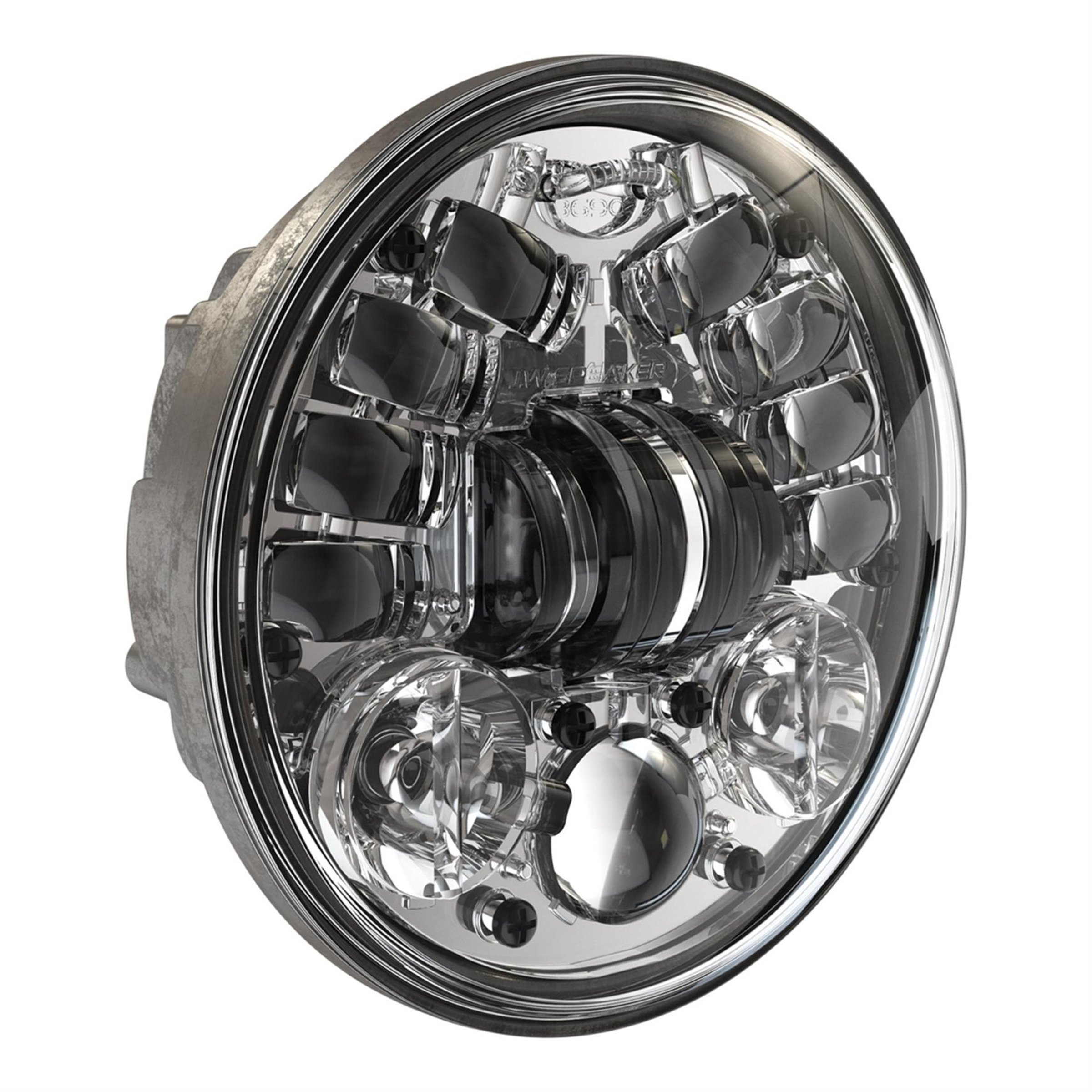 Scheinwerfer J.W. SPEAKER LED 8690 Adaptive 2 rund Ø 143 mm für Vespa 125 GTR/TS/150 SprintV/180-200 Rally/PX80-200/PE/Lusso/'98/MY/T5