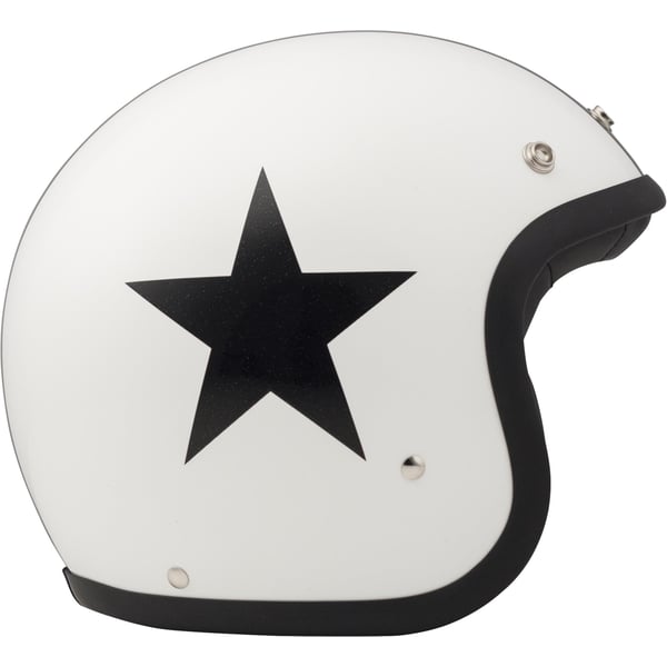 Helm DMD Vintage Star White, Gr. XS, 54cm Jethelm