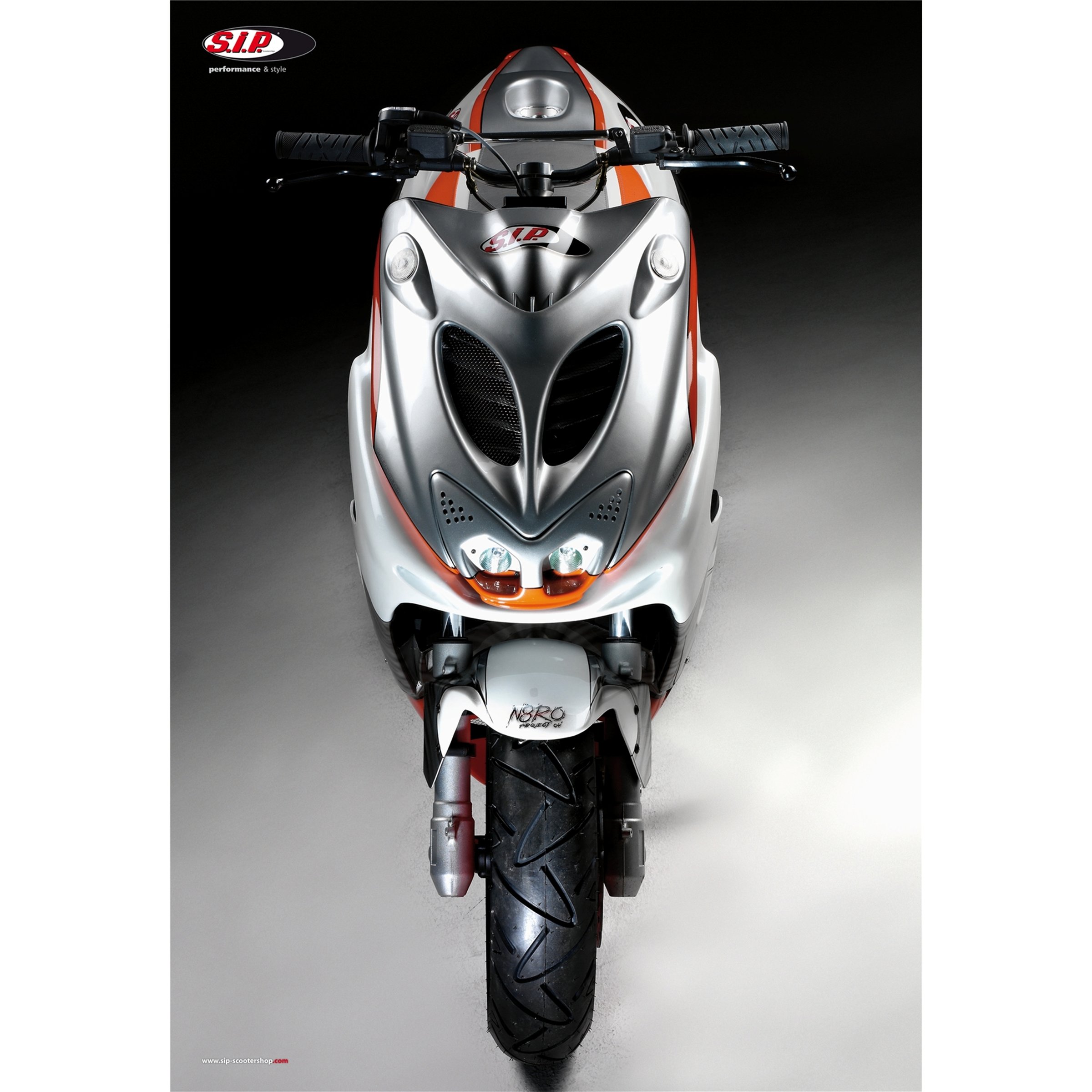 Poster SIP N8RO RACER PROJECT FRONTVIEW SCOOTER 