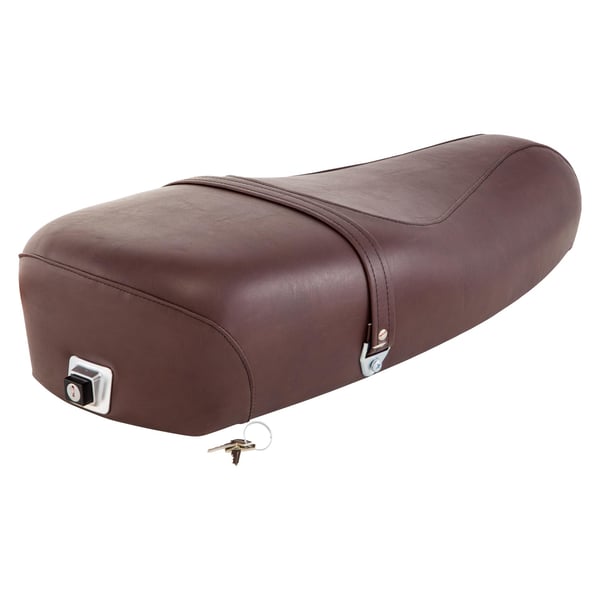 Sitzbank DIEFFE braun Vintage, schokoladenbraun RAL 8017 für Vespa PX 2011