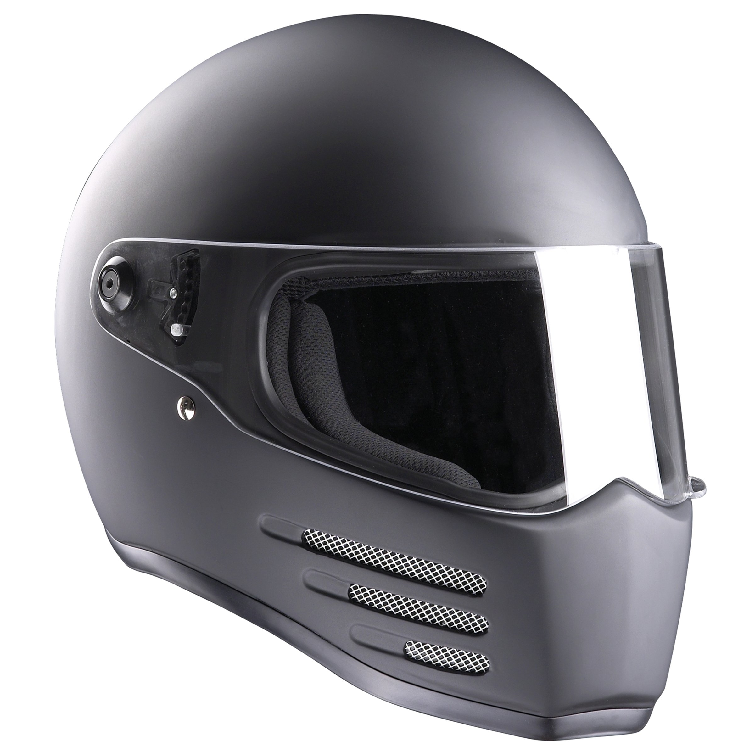 Helm BANDIT Fighter, schwarz matt, Gr. S Integralhelm