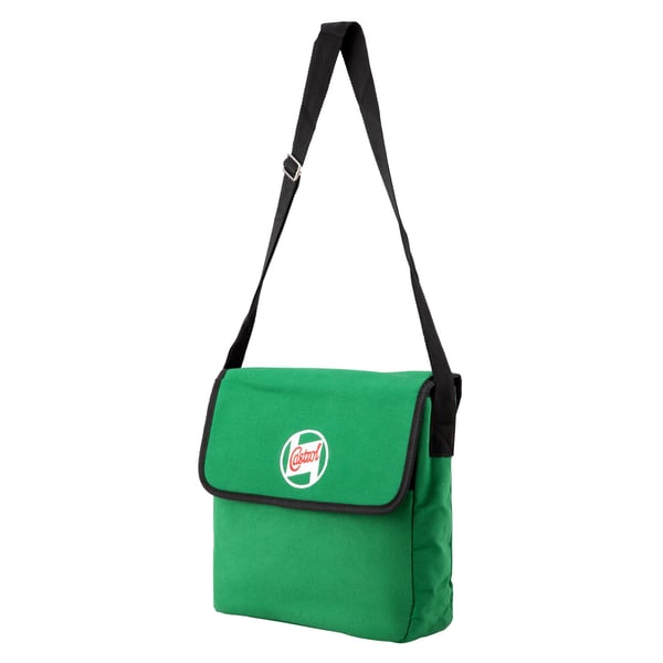Schultertasche CASTROL CLASSIC Logo grün/weiß/rot 