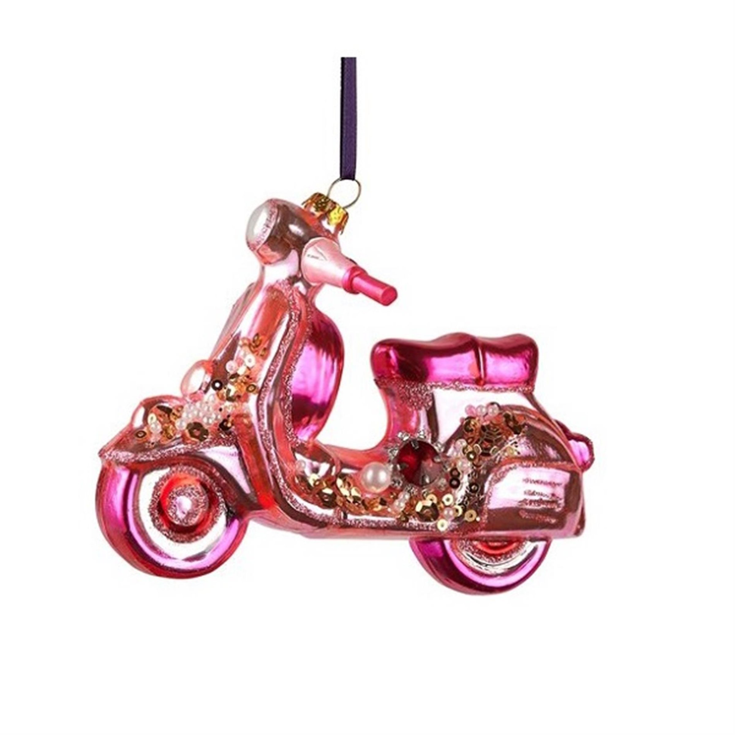 Christbaumschmuck 'Roller' rosa 
