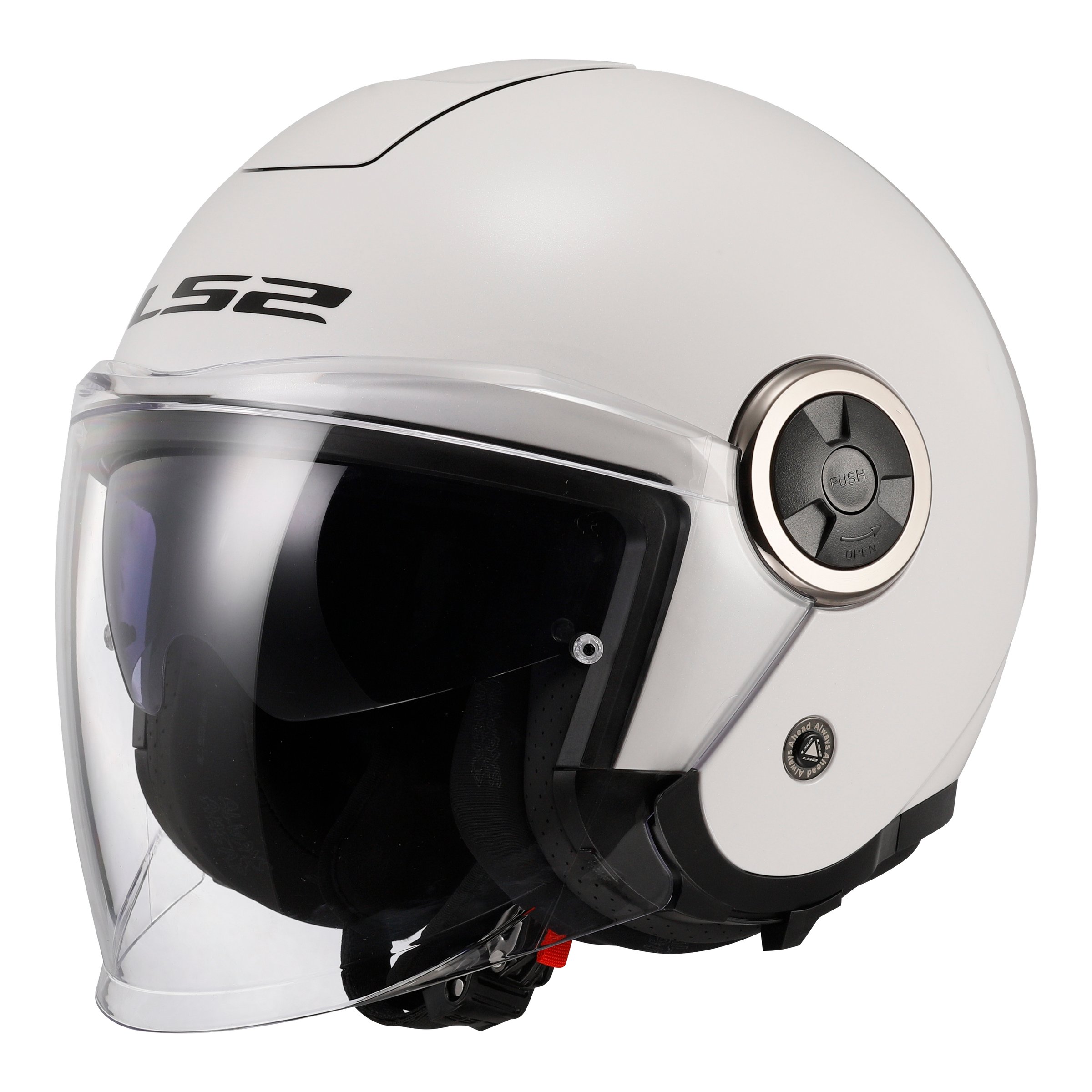 Helm LS2 Classy, weiß glänzend, Gr. L, 57-58cm Jethelm