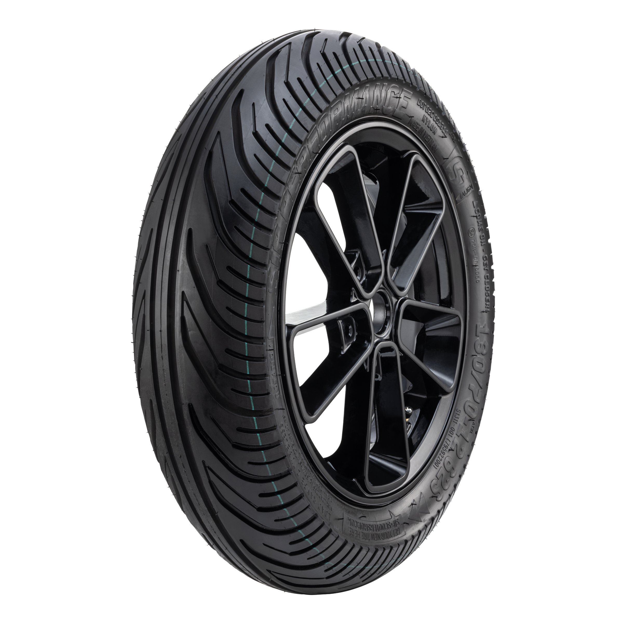 Komplettrad SIP SERIES PORDOI 130/70-12 62S TL für Vespa GTS/GTS Super/GTV/GT 60/GT/GT L 125-300ccm