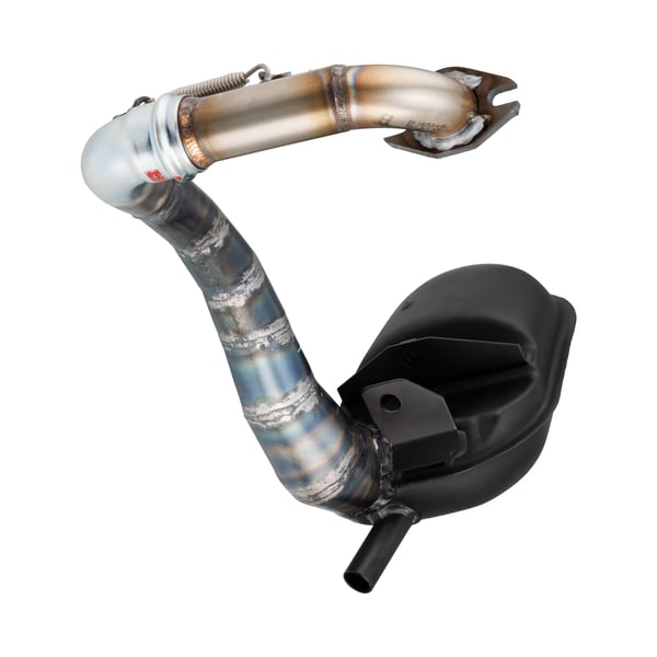 Rennauspuff DEXTER Modern Box 28 W1R für Vespa PK50-125/S/XL/XL2