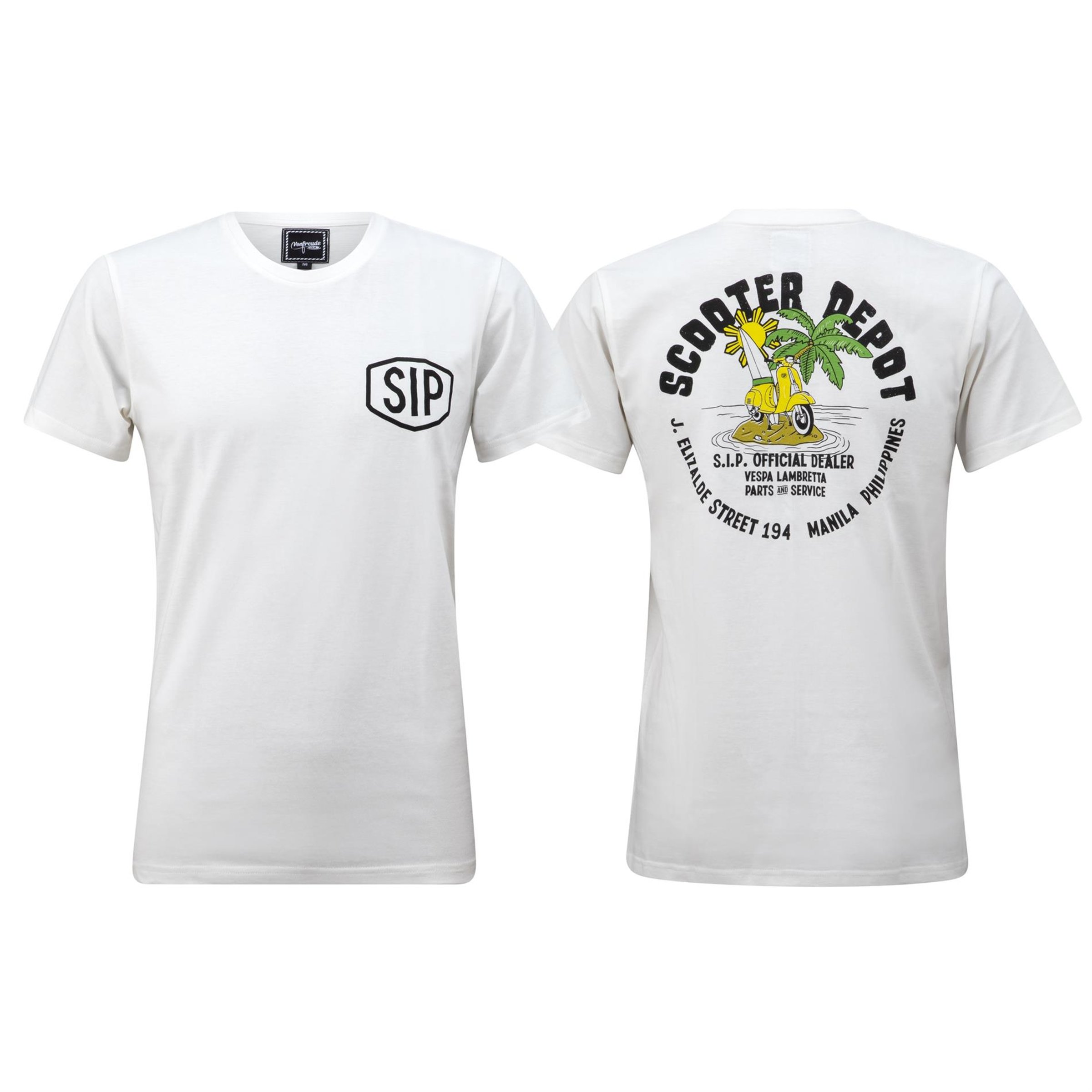 T-Shirt SIP Destination Scooter Depot / Philippines Größe: S für Männer