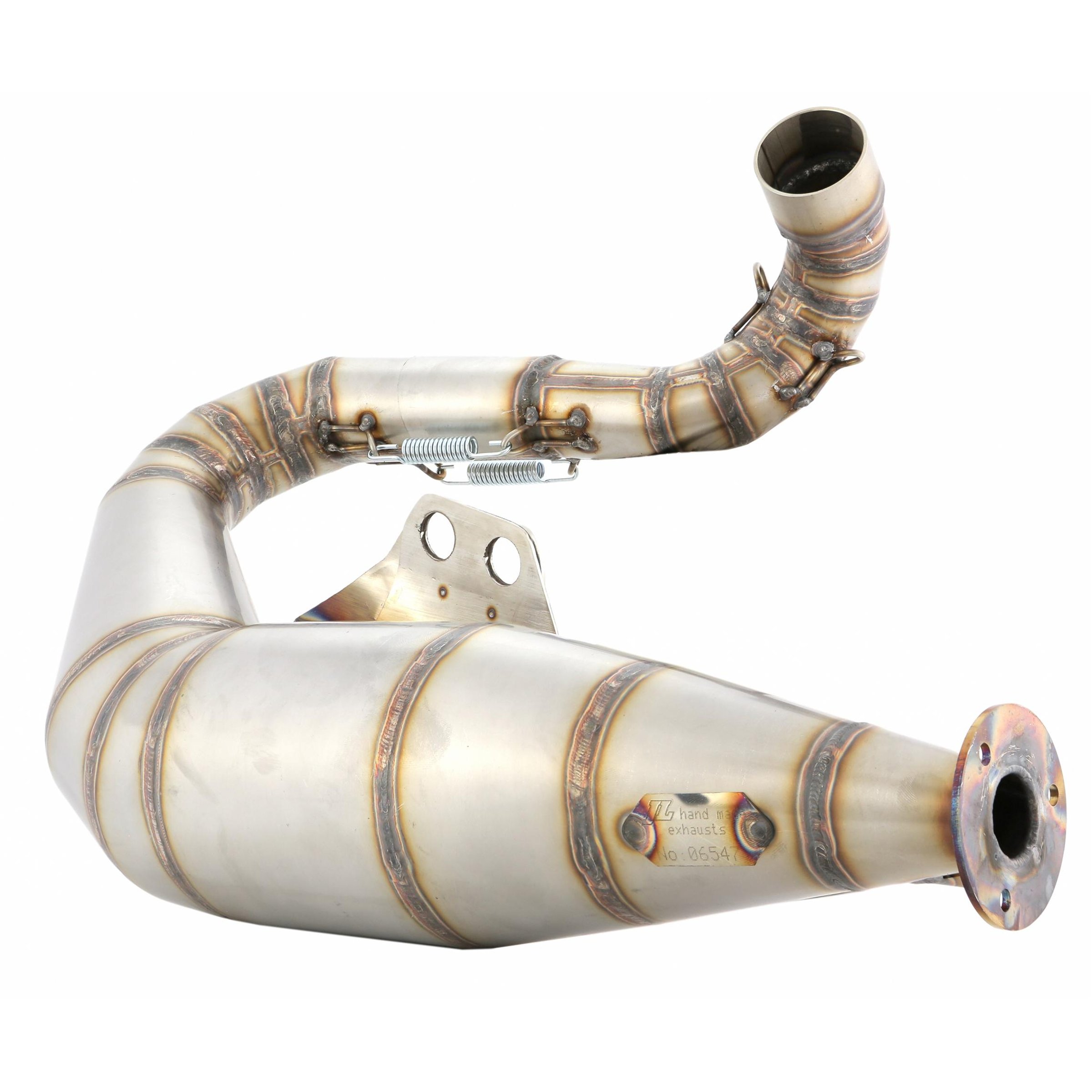 Rennauspuff SIP Performance 2.0, Material: Edelstahl unlackiert für Vespa 200 Rally/P200E/PX200 E/Lusso/'98/MY/Cosa 1 200 für Vespa 200 Rally/P200E/PX200 E/Lusso/'98/MY/Cosa 1 200