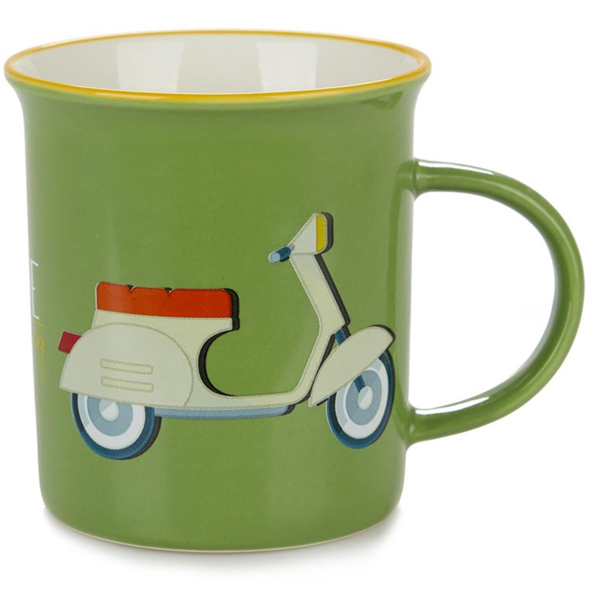 Tasse BALVI mit Motiv 'Roller' grün 
