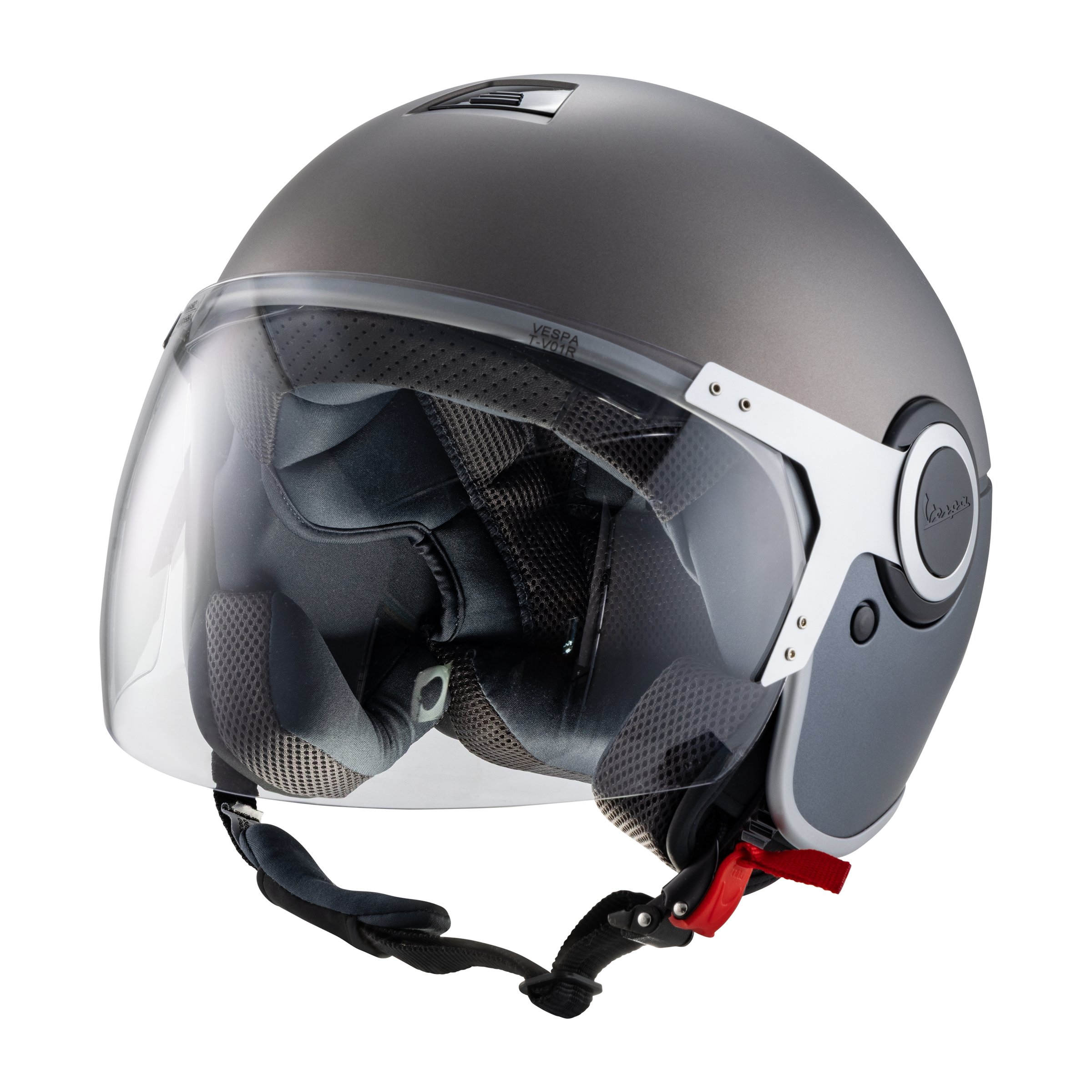 Helm PIAGGIO Vespa Argentario, grau matt, HQ_grau / titanium / 707/C, Gr. XS, 54cm 