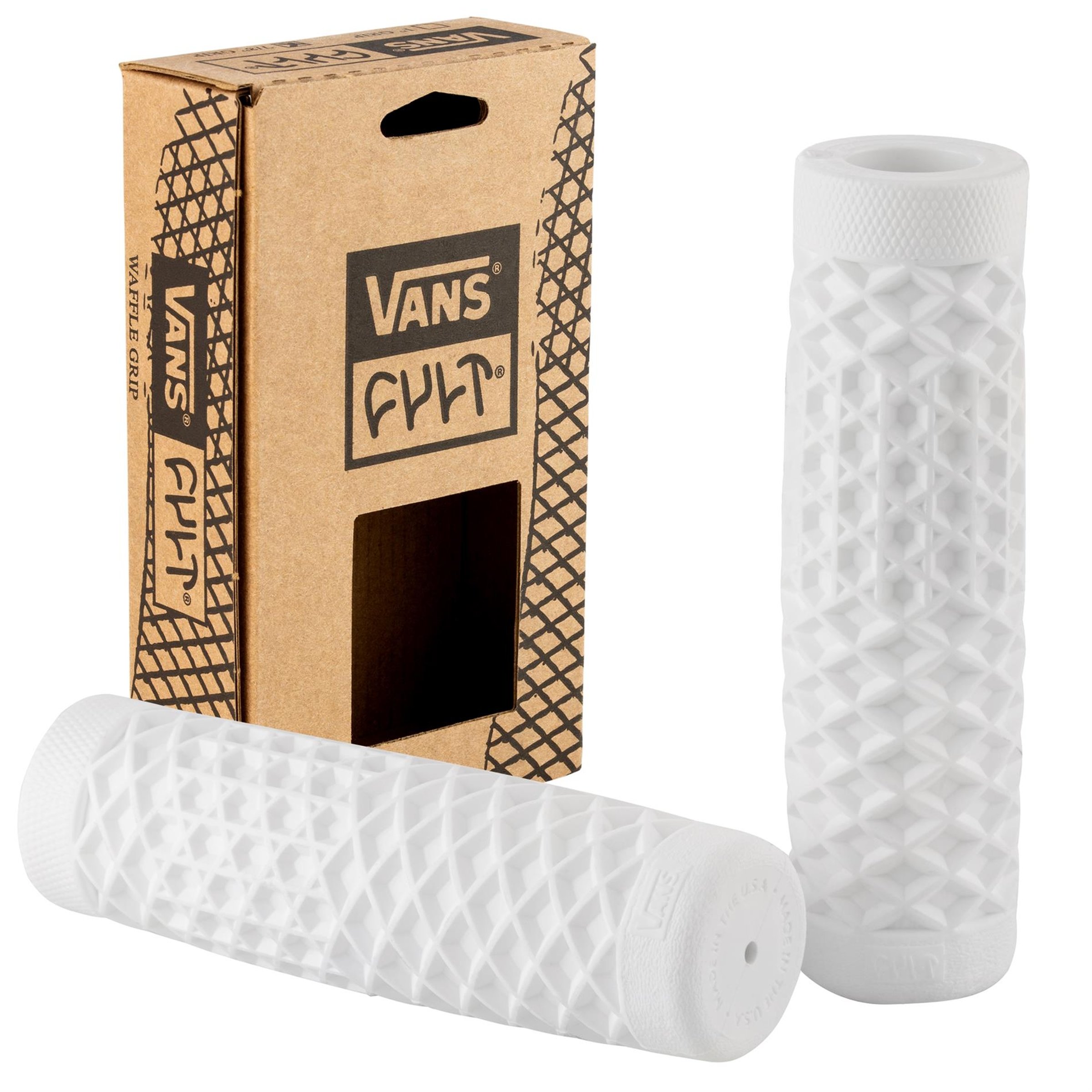 Griffe CULT VANS Waffle Ø 22/22 mm L 125 mm für Vespa 125 VNB3-6/150 VB1/VBA/VBB/VGLA-B/T3-T4/GS VS2-5/160 GS für Vespa 125 VNB3-6/150 VB1/VBA/VBB/VGLA-B/T3-T4/GS VS2-5/160 GS