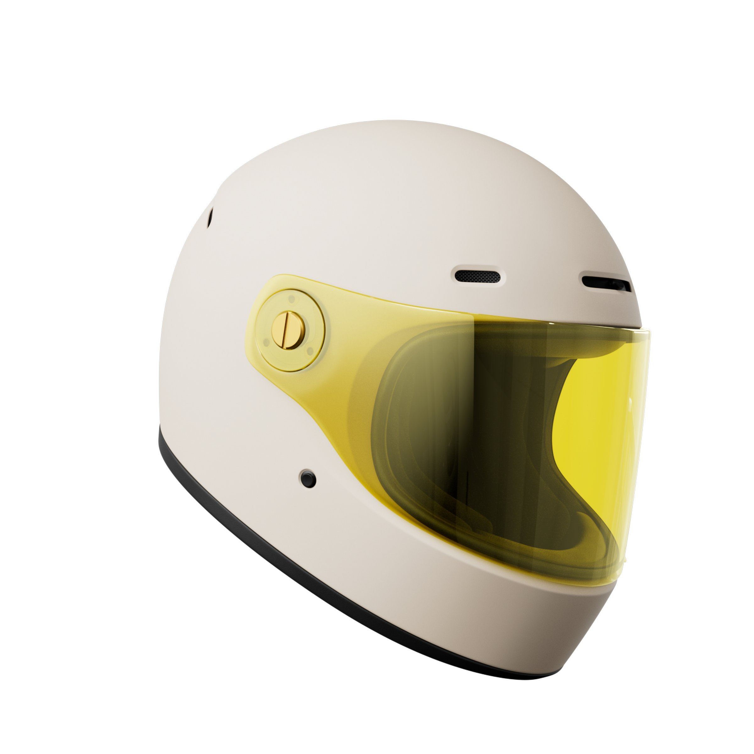 Helm JOHN DOE ONE, weiß matt, Gr. L, 59-60cm Integralhelm