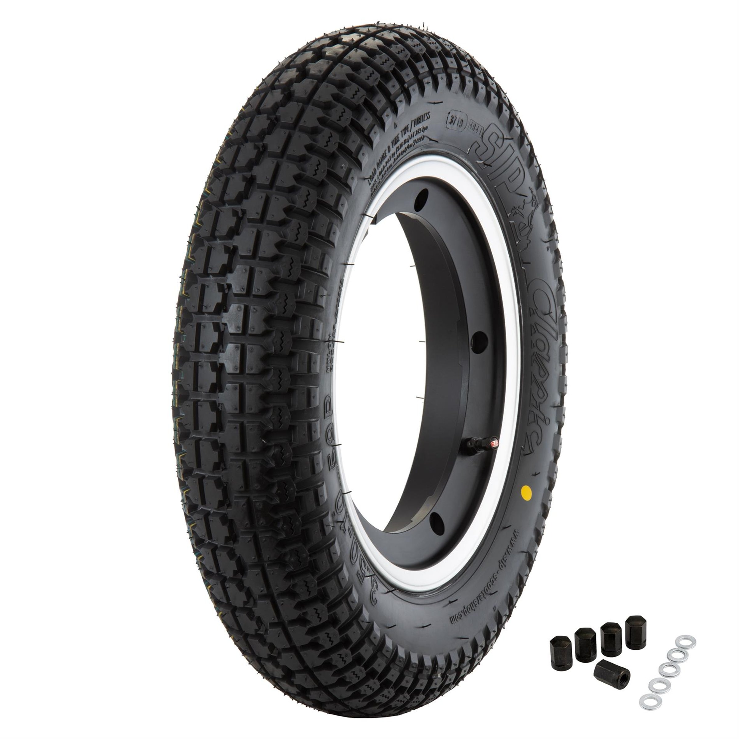 Komplettrad SIP Classic 3.50-10 59P TL/TT für Vespa 125 GT/GTR/TS/150 GS VS5T/GL/Sprint/V/T4/180-200 Rally/PX80-200/PE/Lusso/`98/MY/T5/LML Star 125-200 2T/4T für Vespa 125 GT/GTR/TS/150 GS VS5T/GL/Sprint/V/T4/180-200 Rally/PX80-200/PE/Lusso/`98/MY/T5/LML 