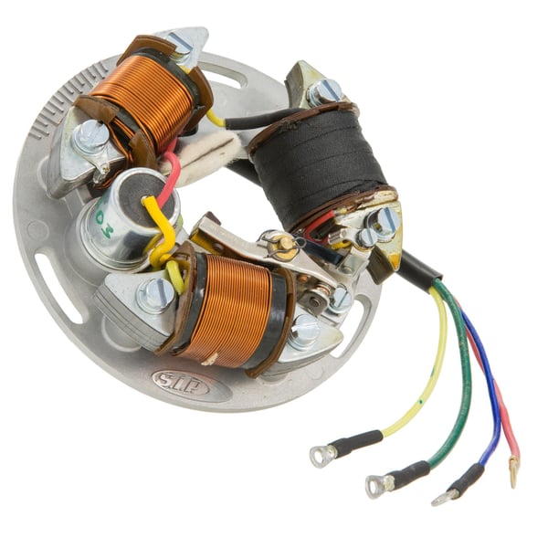 Zündgrundplatte SIP PREMIUM 6V, 55160 für Vespa 125 VNB ohne Batterie, ohne Blinker