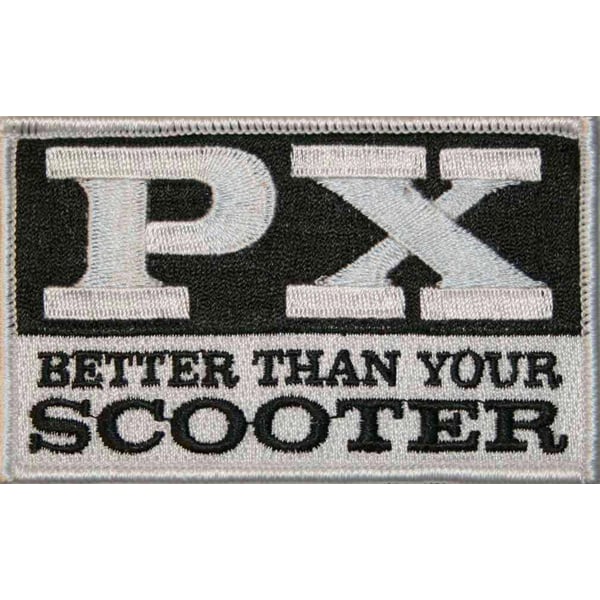 Aufnäher mit Motiv 'PX-Better than your scooter' 