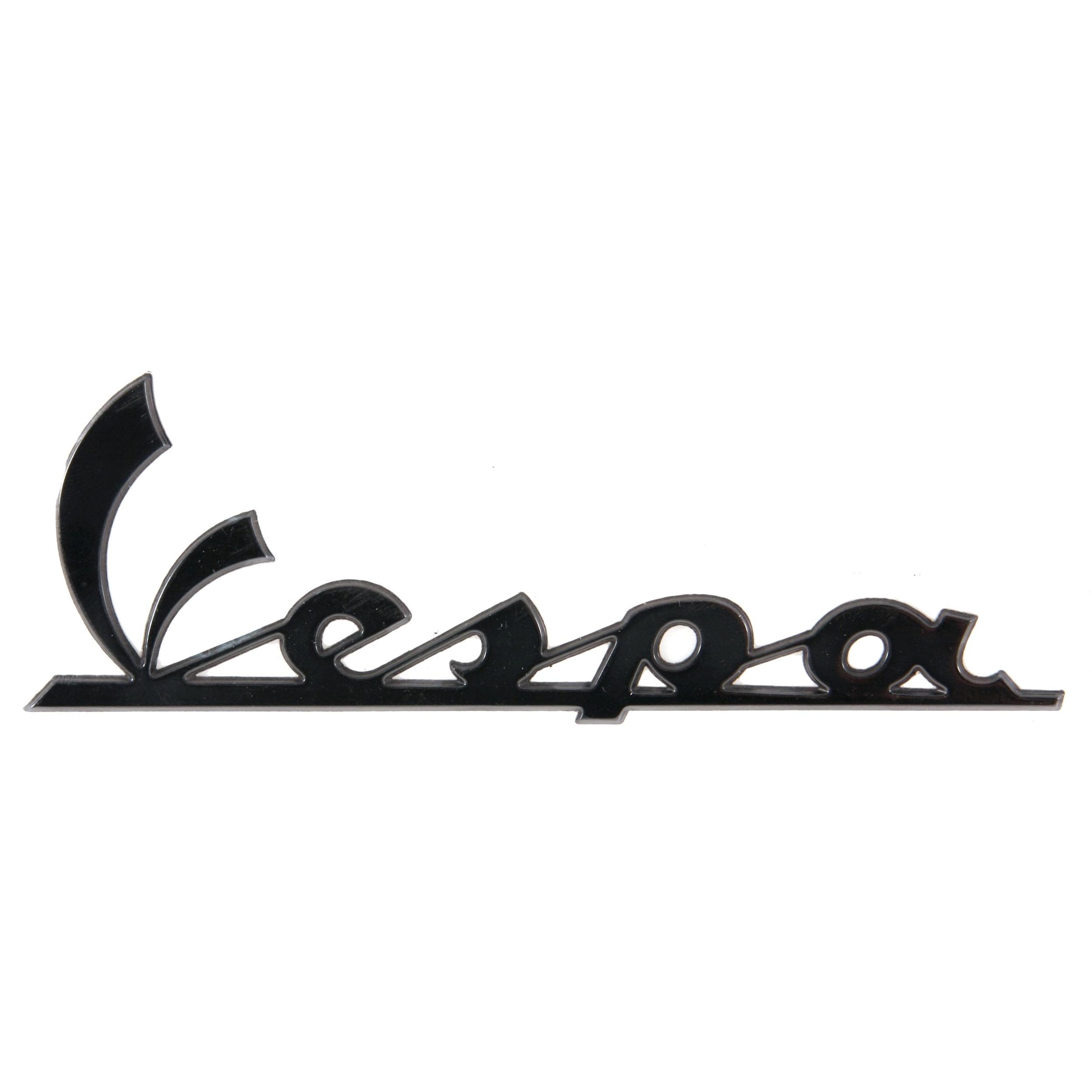 Schriftzug 'Vespa' Beinschild vorne 672060 für Vespa S Sport 50-150ccm/GTS Super Sport 125/300ccm