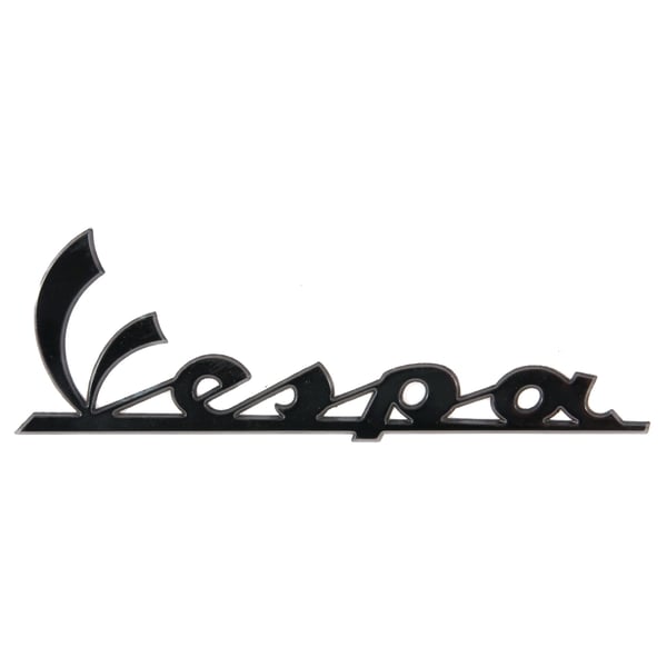 Schriftzug 'Vespa' Beinschild vorne 672060 für Vespa S Sport 50-150ccm/GTS Super Sport 125/300ccm