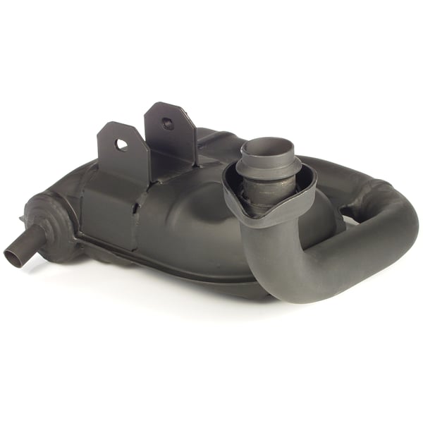 Rennauspuff SITO Plus 0243, Stahl schwarz für Vespa T5