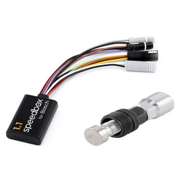 Tuningmodul Set E-Bike SPEEDBOX 1.1 `22 (Gen4 Smart System) mit Kurbelabzieher für E-Bikes/Pedelecs mit Motor BOSCH Performance Line CX, Gen4 Smart System (BES3)