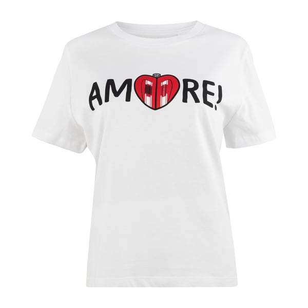T-Shirt SIP AMORE mit Herz aus 'Vespa' Seitenhauben Größe: M für Frauen