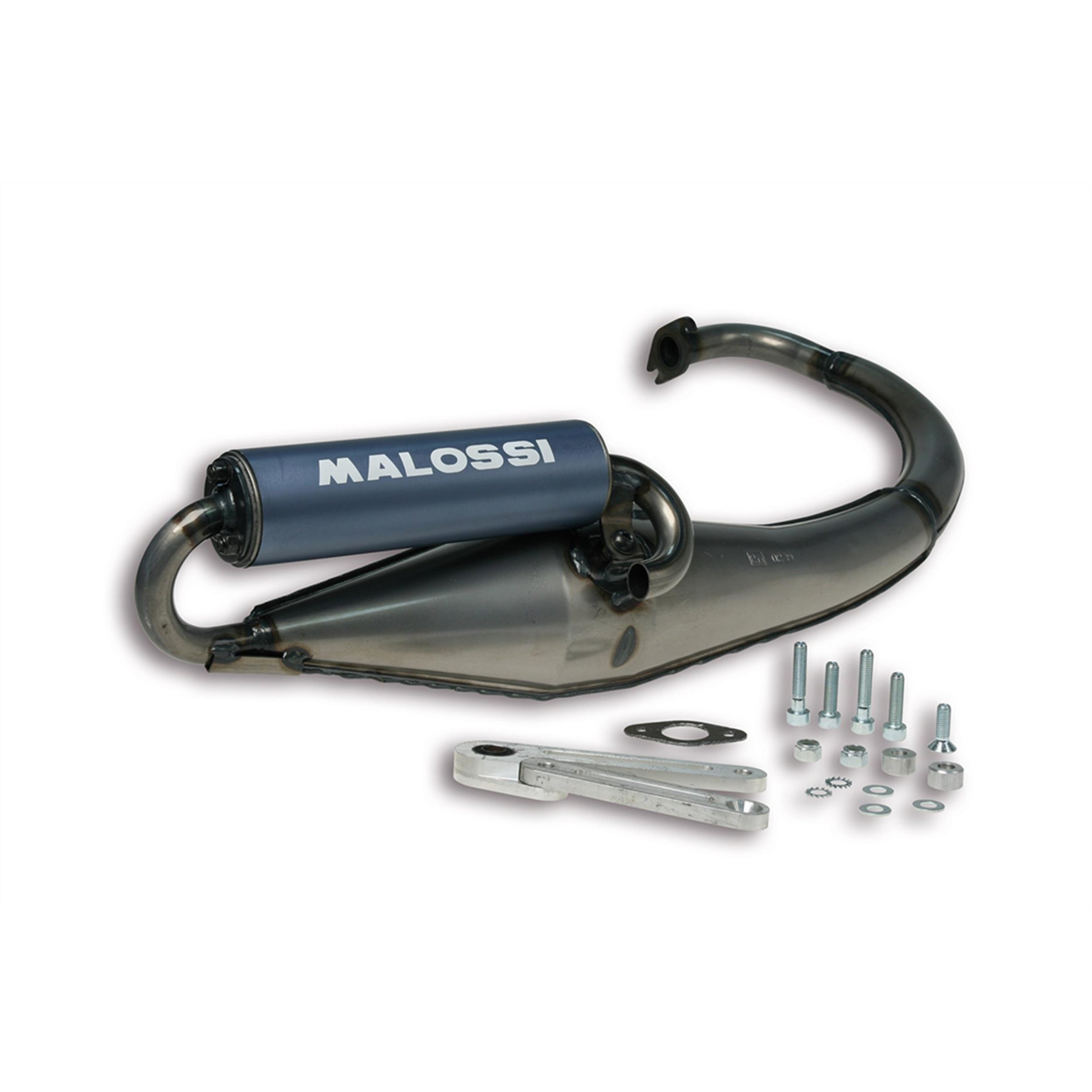 Rennauspuff MALOSSI Flip 3216693 für MBK Booster R/NG/YAMAHA Bw's/NG 50ccm 2T LC für MBK Booster R/NG/YAMAHA Bw's/NG 50ccm 2T LC