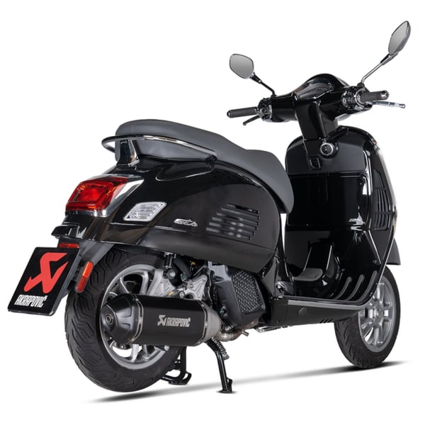 Rennauspuff AKRAPOVIC SLIP-ON S-VE125SO4-HWSSBL für Vespa GTS/GTS Super/GTS Super Sport/GTS Supertech 125ccm (`24-) Euro5+
