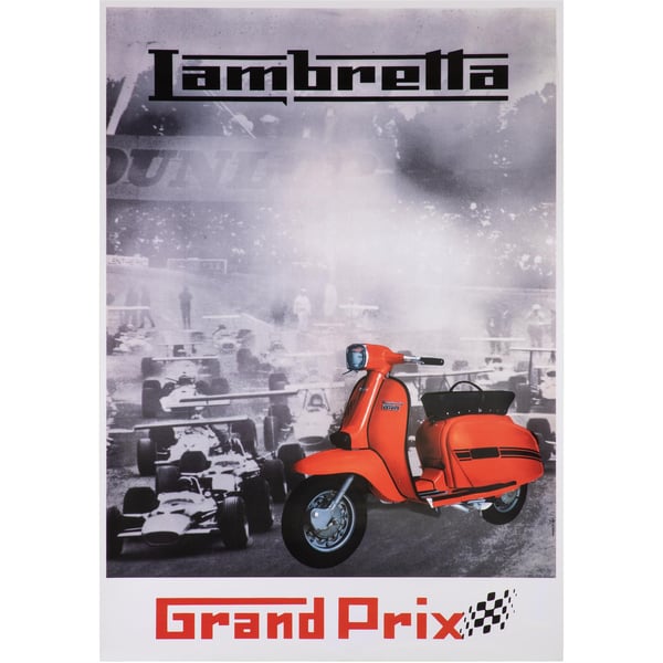 Poster mit Motiv Lambretta Grand Prix 