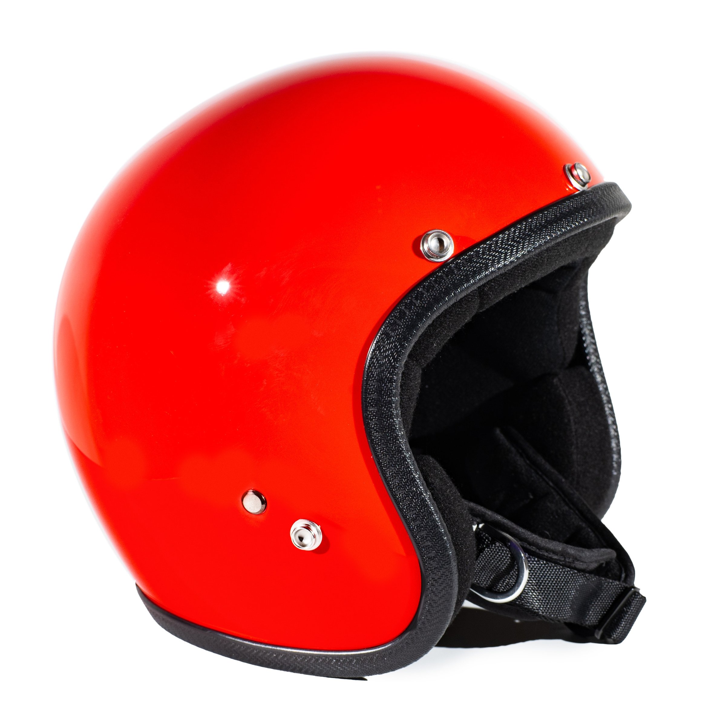 Helm 70'S PASTELLO Vintage, rot, Gr. XL, 61-62 Jethelm