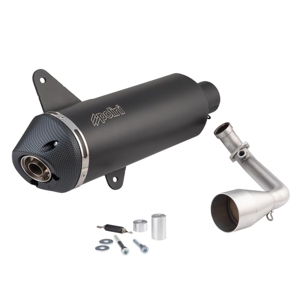 Rennauspuff POLINI SLIP-ON 190.0077 für Vespa GTS/GTS Super/GTV 300ccm HPE (`20-)