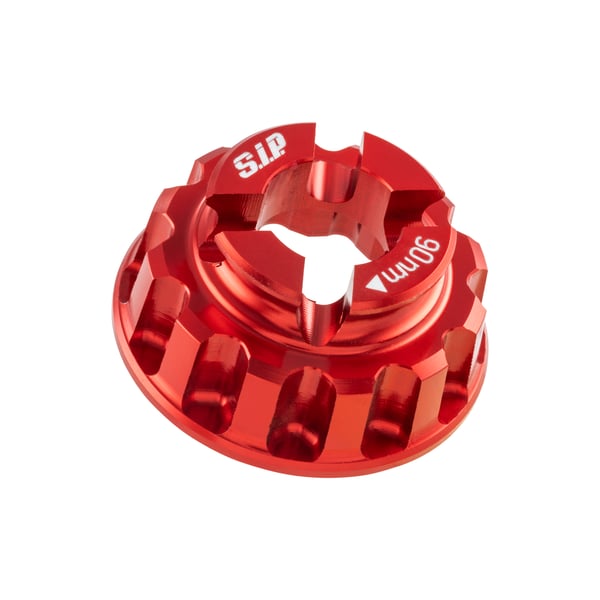 Sicherungskorb Mutter SW22 SIP PERFORMANCE, Bremstrommel, vorne für Vespa PK50-125/S/SS/XL/XL2/Automatica/PX80-200E 2°/Lusso/'98/MY/'11/T5/Cosa/LML Star 125-200 2T/4T/ Star 125/II/Lite 4T Automatica/CVT