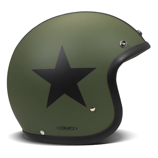Helm DMD Vintage Star Green, Gr. S, 55cm Jethelm