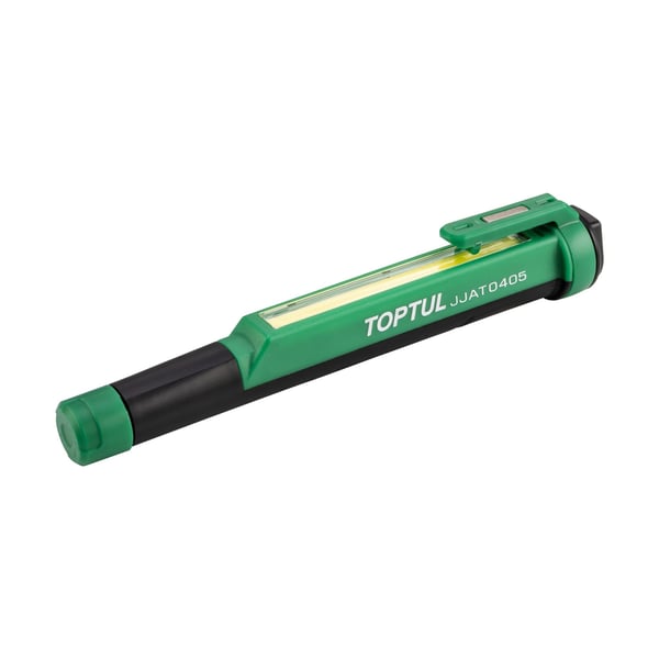 Arbeitslampe TOPTUL COB/LED schwarz/grün 