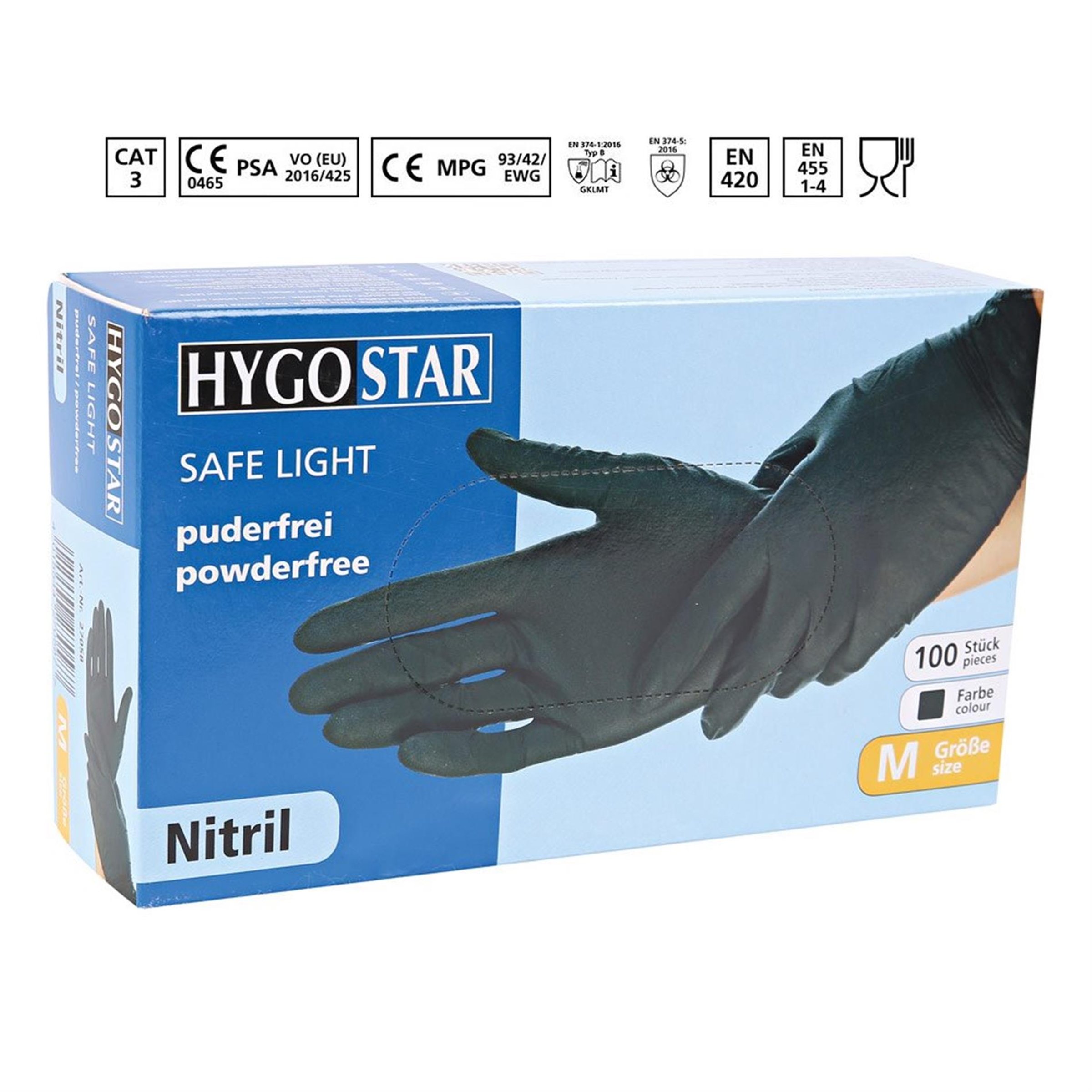 Handschuhe HygoStar Safe Light Größe: 8/M Unisex
