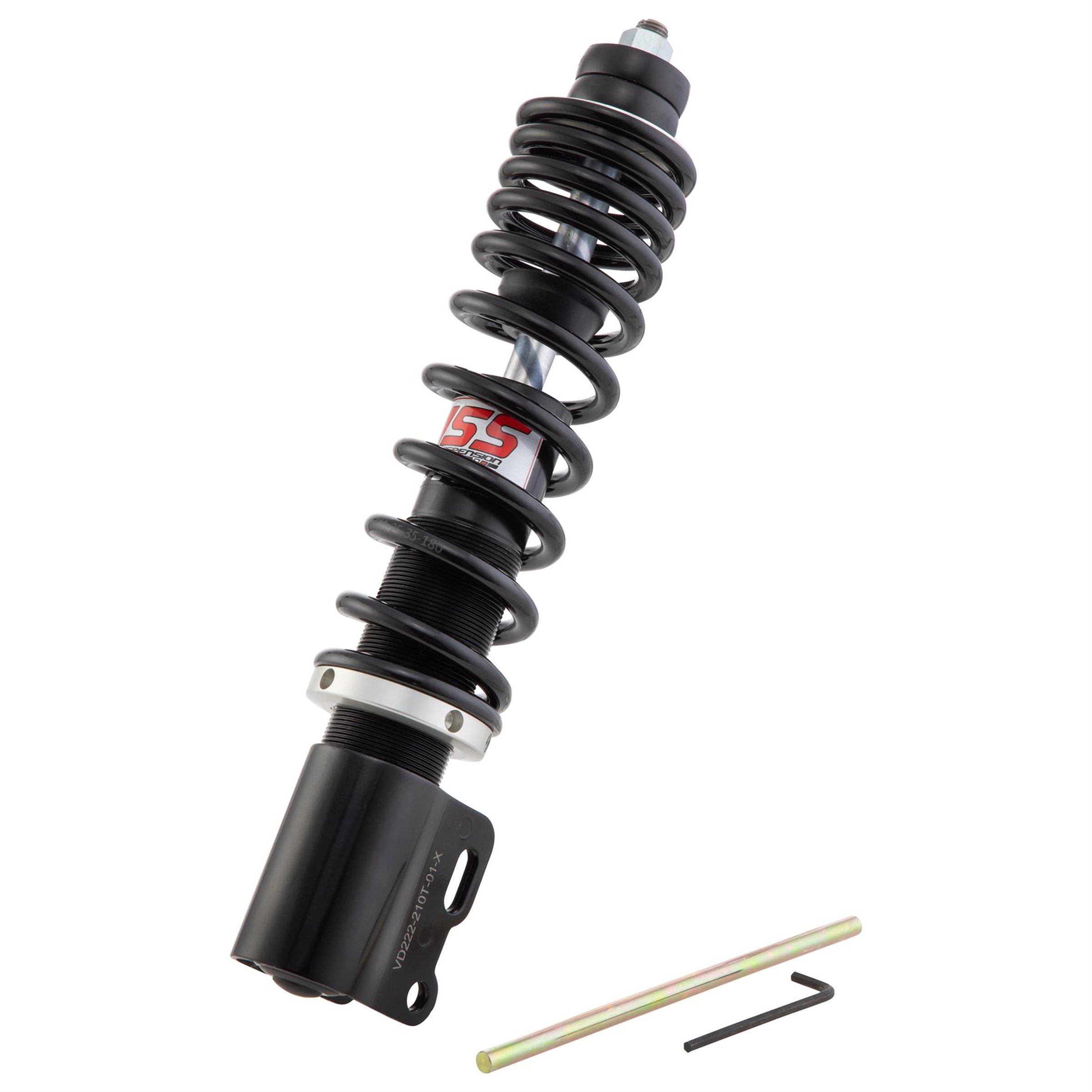 Stoßdämpfer YSS Mono X-Pro Serie VD222-210T-01-88 vorne für Vespa ET2/LX/LXV 50-125ccm