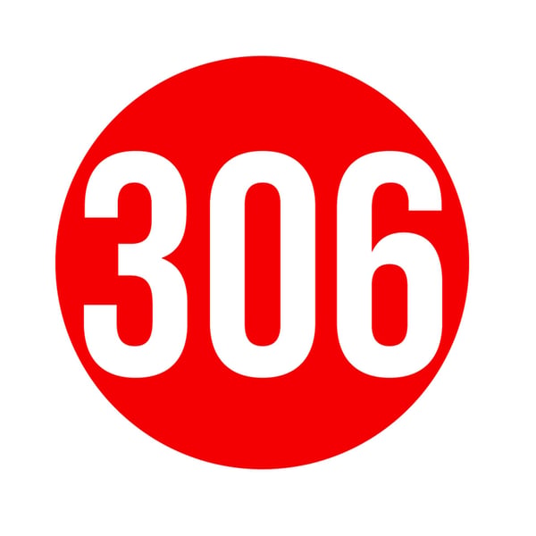 Aufkleber mit Motiv Tempo 306 
