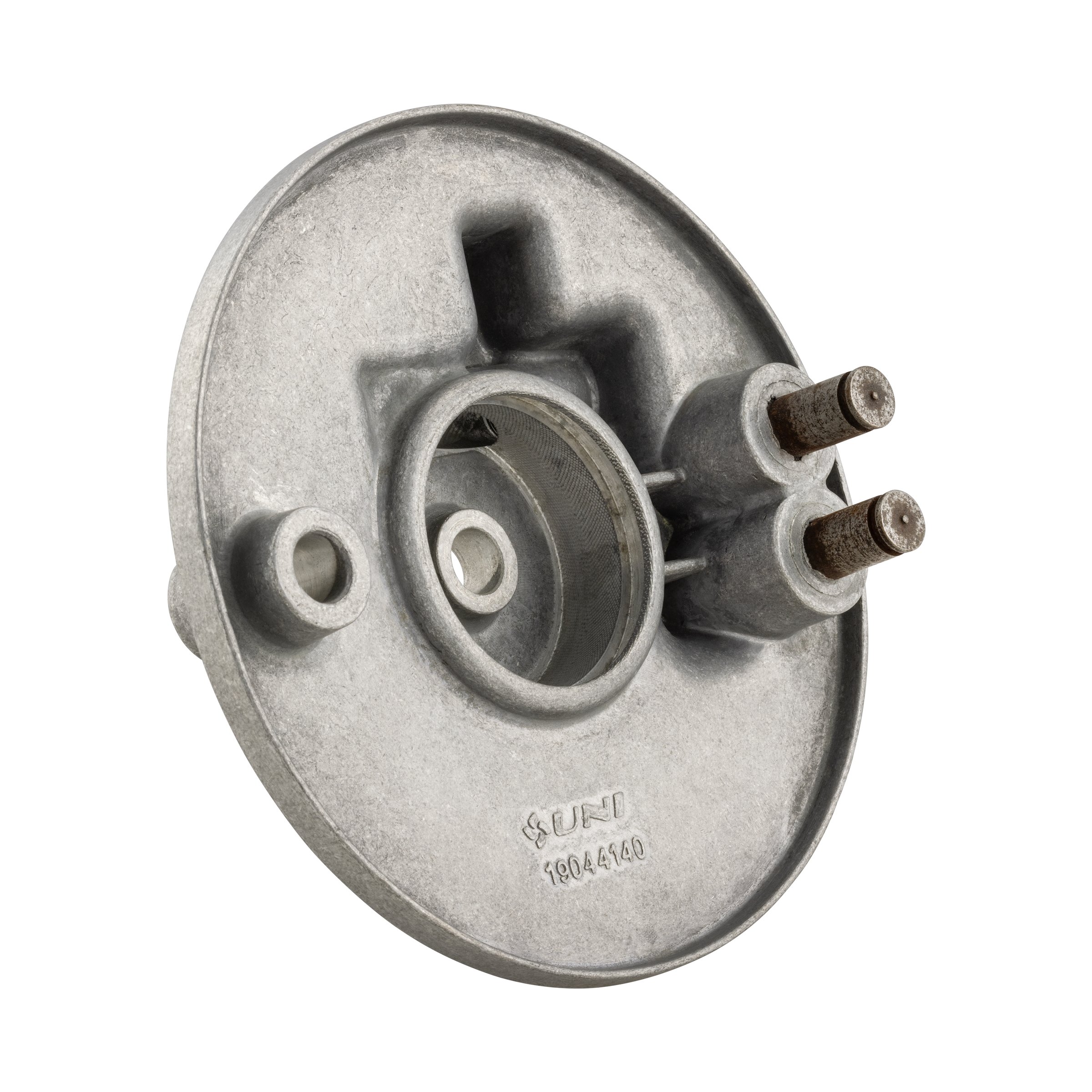 Bremsankerplatte UNI Auto, Trommelbremse, vorne, 19044140 für Lambretta 125 LI/LIS/DL/GP/150 LI/LIS/SX/DL/GP/175 TV 2°-3°/200 TV/SX/DL/GP