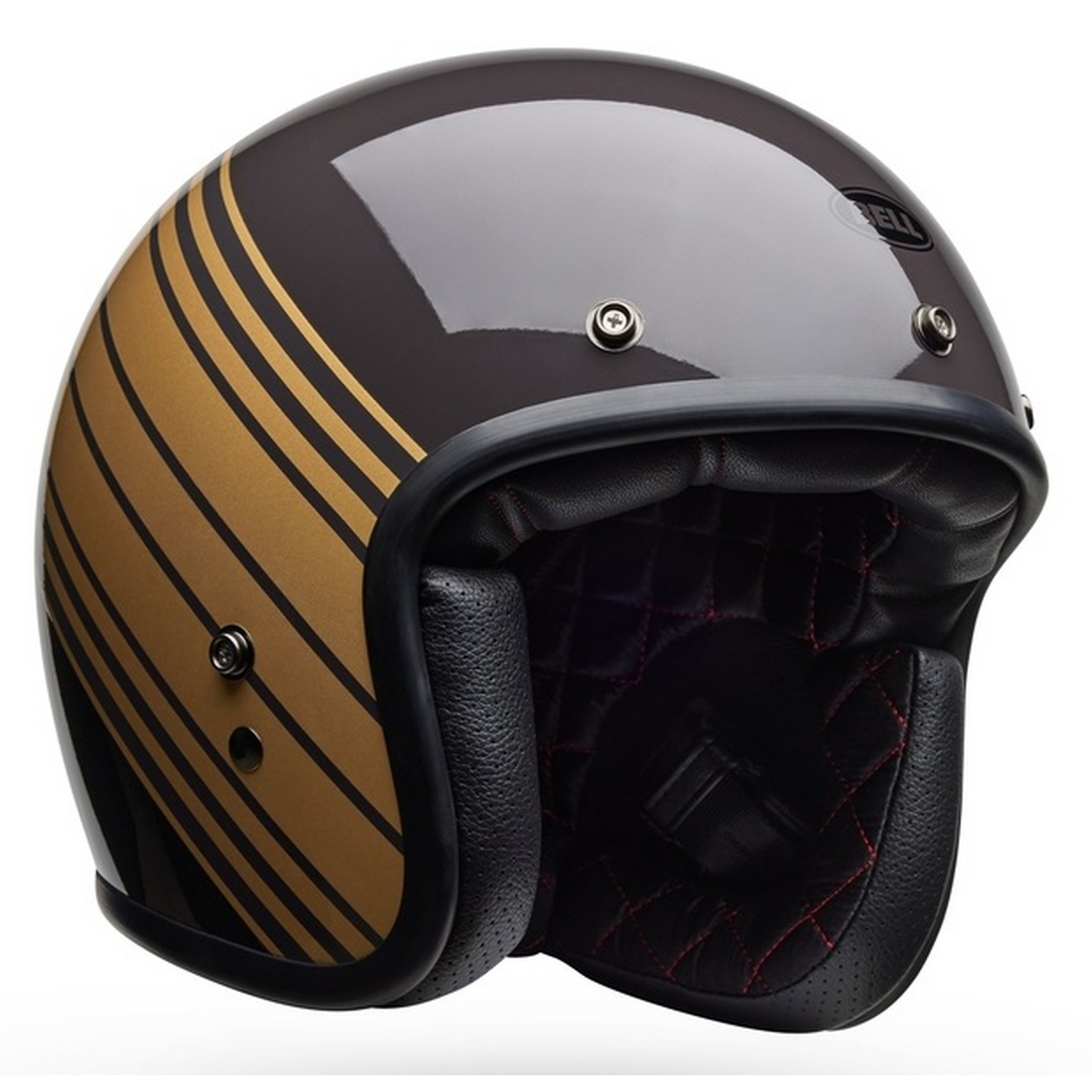 Helm BELL Custom 500 Edge, braun/gold glänzend, Gr. S, 55-56cm Jethelm